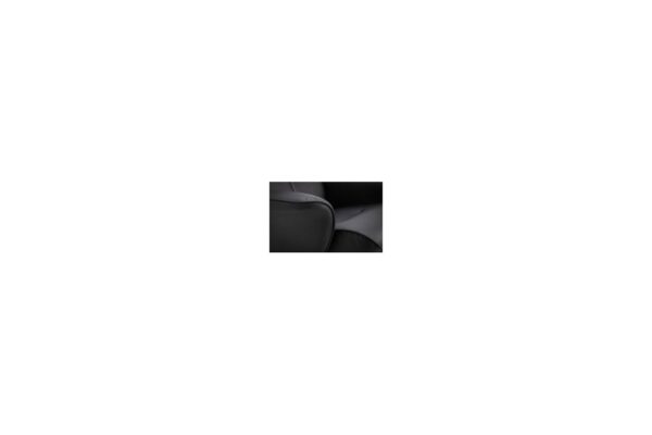 Lugano Recliner & Stool With Covered Base - Black