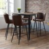 Luxe Bar Stool - Brown