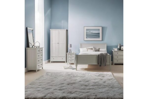 Maine 3 Drawer Wide Chest - Dove Grey