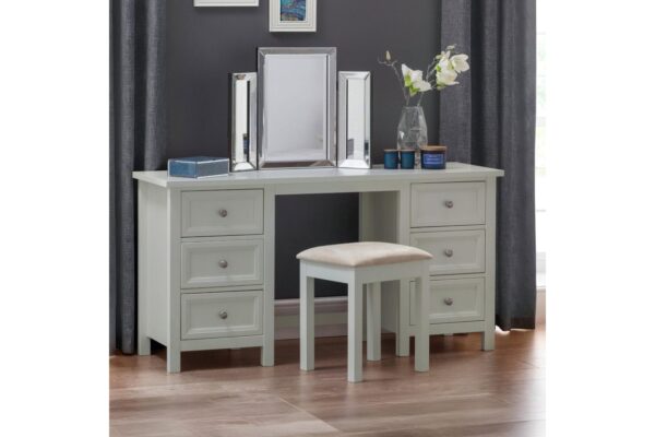 Maine Dressing Stool - Dove Grey