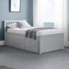 Maisie Bed With Underbed And Drawers - Light Grey