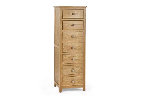 DF-JB-MAL257-featured-3 Mallory 7 Drawer Narrow Chest – FSC Mix (Int-Coc-002320)