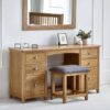DF-JB-MAL258-featured-1 Mallory Twin Pedestal Dressing Table + Stool Set - FSC MIX (INT-COC-002320)
