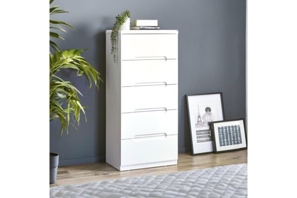 DF-JB-MAN204-featured-3 Manhattan 5 Drawer Narrow Chest