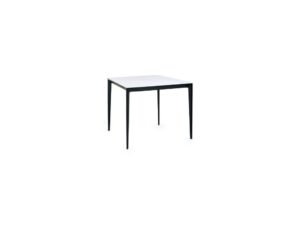 DF-JB-MIA107-featured-2 Miami Square Stone Top Dining Table - White Marble