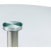 DF-JB-MIL001-featured-5 Milan Round Glass Brushed Steel Pedestal Table