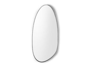 Rushmore Black Metal 95cm Organic Shaped Wall Mirror