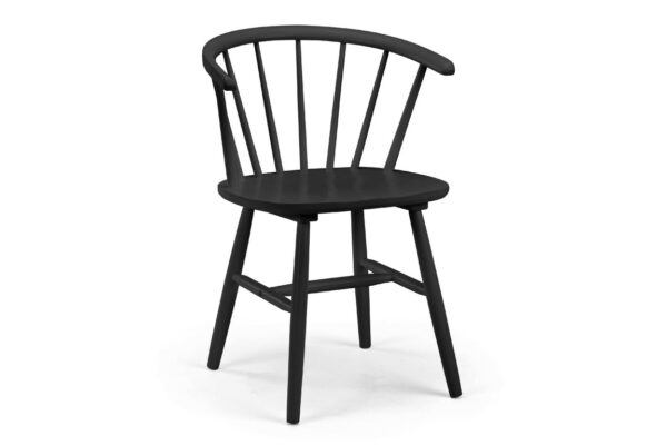 Set Of 2 Modena Dining Chairs - Black