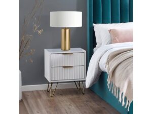 Murano 2 Drawer Bedside