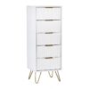 Murano 5 Drawer Tallboy