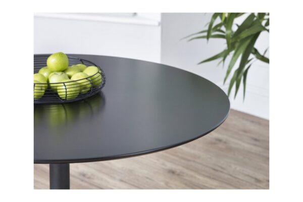 Nero 100cm Round Table - Black