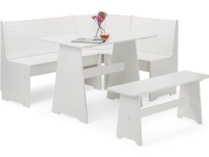 DF-JB-NEW201-featured-5 Newport Corner Dining Set - Surf White