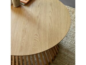 Ollie Round Coffee Table - Black