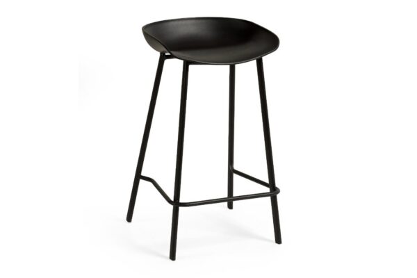 Set Of 2 Renzo Bar Stool - Black