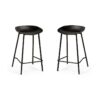 Set Of 2 Renzo Bar Stool - Grey