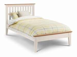 Salerno Shaker Bed - Ivory/Oak