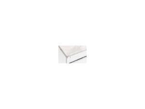 Scala Dining Table - White Marble/Chrome