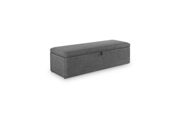Sorrento Blanket Box - Light Grey Linen