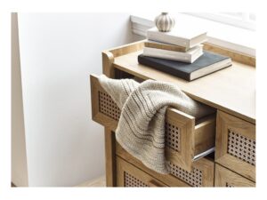 Sydney 6 Drawer Wide Chest - Oak