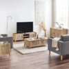 Sydney Desk - Rattan Effect