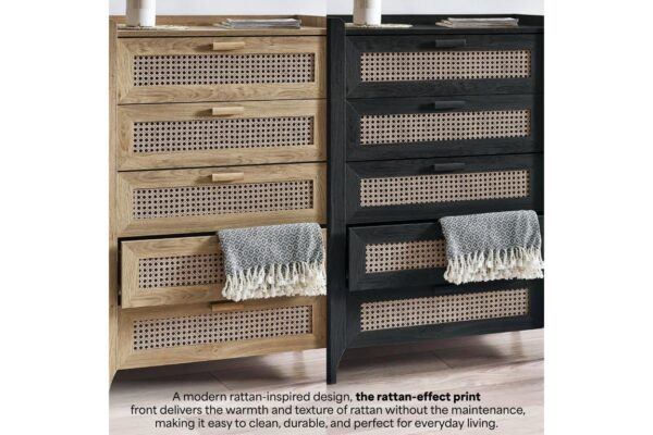 Sydney 5 Drawer Chest - Black Ash