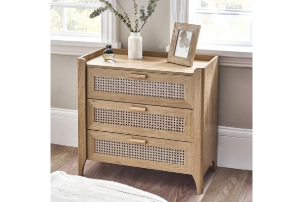 Sydney 3 Drawer Chest - Black Ash
