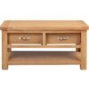 Chatsworth Oak Coffee Table with 2 Drawers