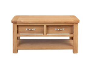 Chatsworth Oak Coffee Table with 2 Drawers