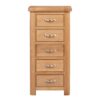 Chatsworth Oak 5 Drawer Tall Chest