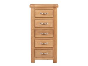 DF-PAP-110-22-featured-2 Chatsworth Oak 5 Drawer Tall Chest