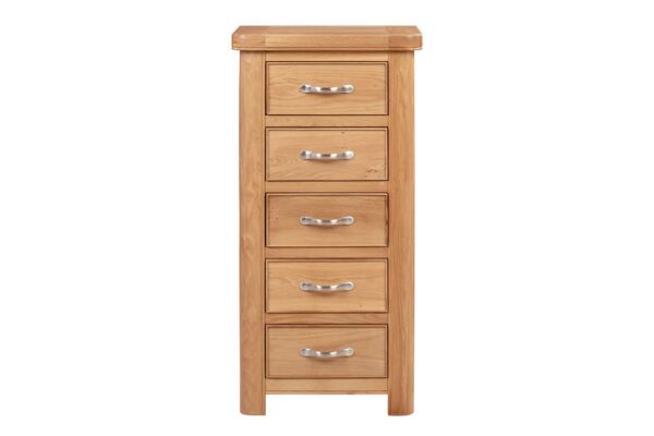 Chatsworth Oak 5 Drawer Tall Chest