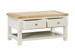 Foxington Painted Coffee Table with 2 Drawers