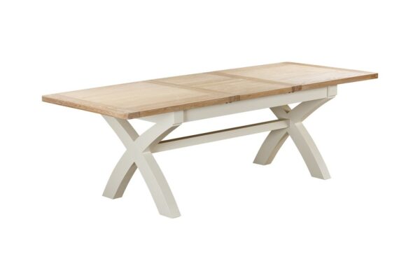 DF-PAP-114-34-OWP-featured-2 Foxington Painted 180/240 Cross Leg Dining Table