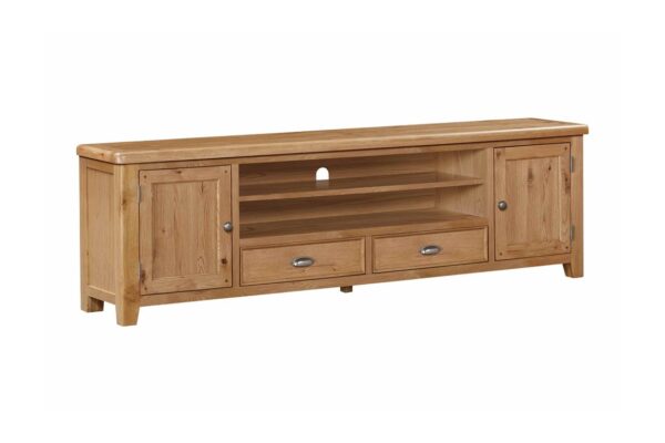 DF-PAP-160-12-featured-1 Kingsbury Oak Extra Large TV Unit (base only)