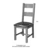 Shrewsbury Dining Chairs (Pair) PU