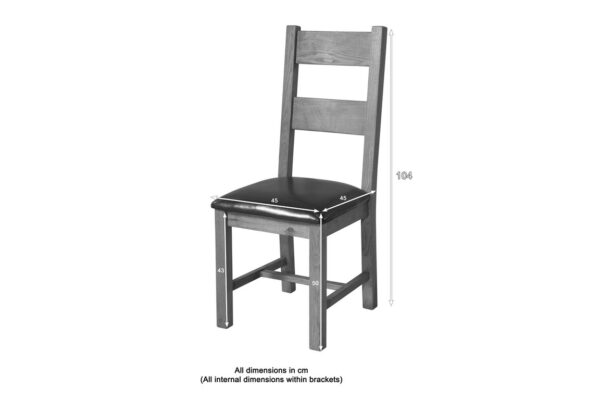 Shrewsbury Dining Chairs (Pair) PU