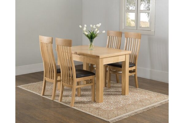 Valencia 120/166cm Butterfly Ext Dining Table
