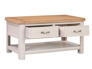 Chatsworth Painted Coffee Table with Drawers