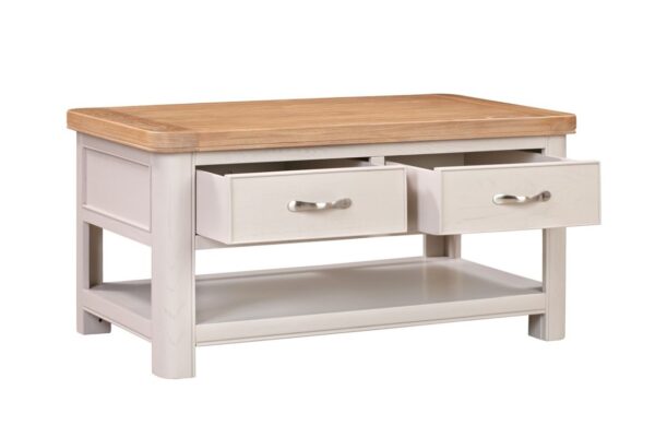 Chatsworth Painted Coffee Table with Drawers