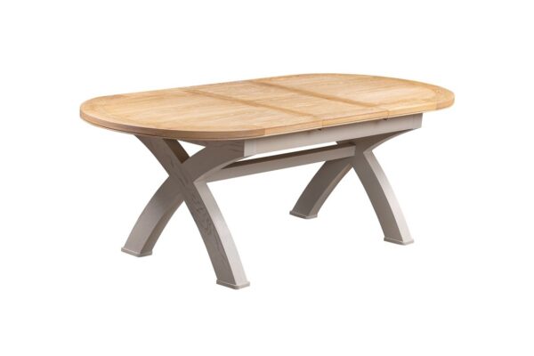 Chatsworth Painted Oval Cross Leg Table
