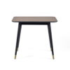 Findlay Square Dining Table - Walnut & Black