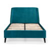 Frida Curved Velvet Bed - 150cm