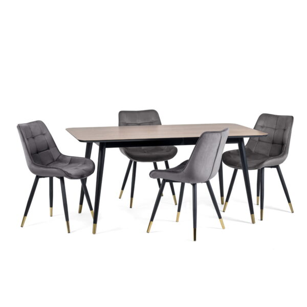 Set Of 2 Hadid Dining Chairs - Green