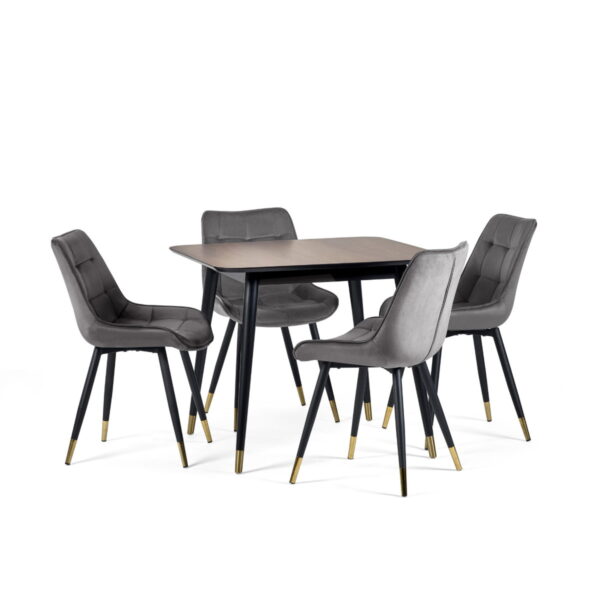 Set Of 2 Hadid Dining Chairs - Green