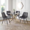 Set Of 2 Hadid Dining Chairs - Green