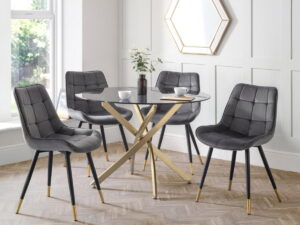 Set Of 2 Hadid Dining Chairs - Green