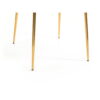 Set Of 2 Harper Dining Chairs - Grey & Gold
