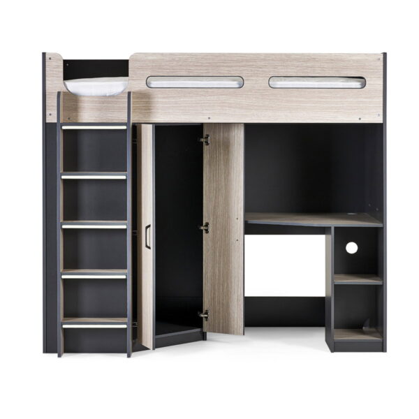Hercules Highsleeper - Woodgrain/Anthracite