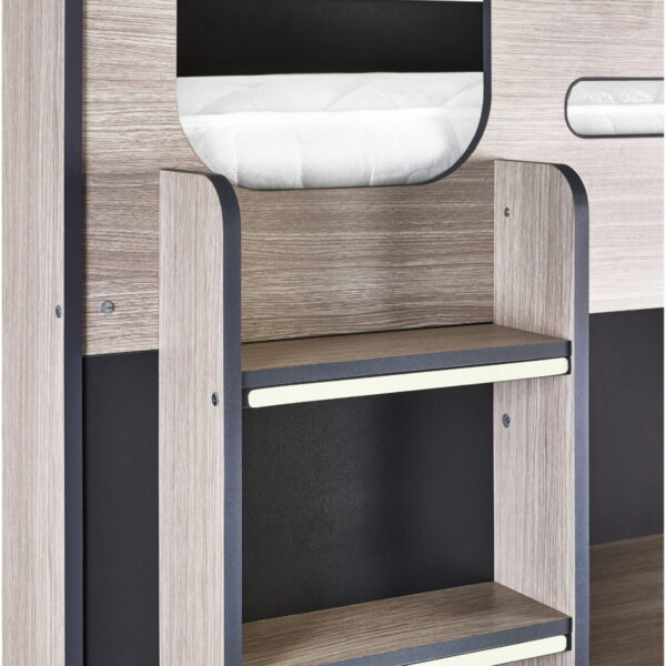 Hercules Highsleeper - Woodgrain/Anthracite