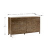 Heritage 6 Drawer Wide Chest